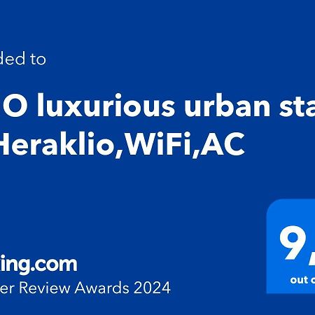 Brio Luxurious Urban Stay In Heraklio,Wifi,Αc Iraklio Eksteriør billede